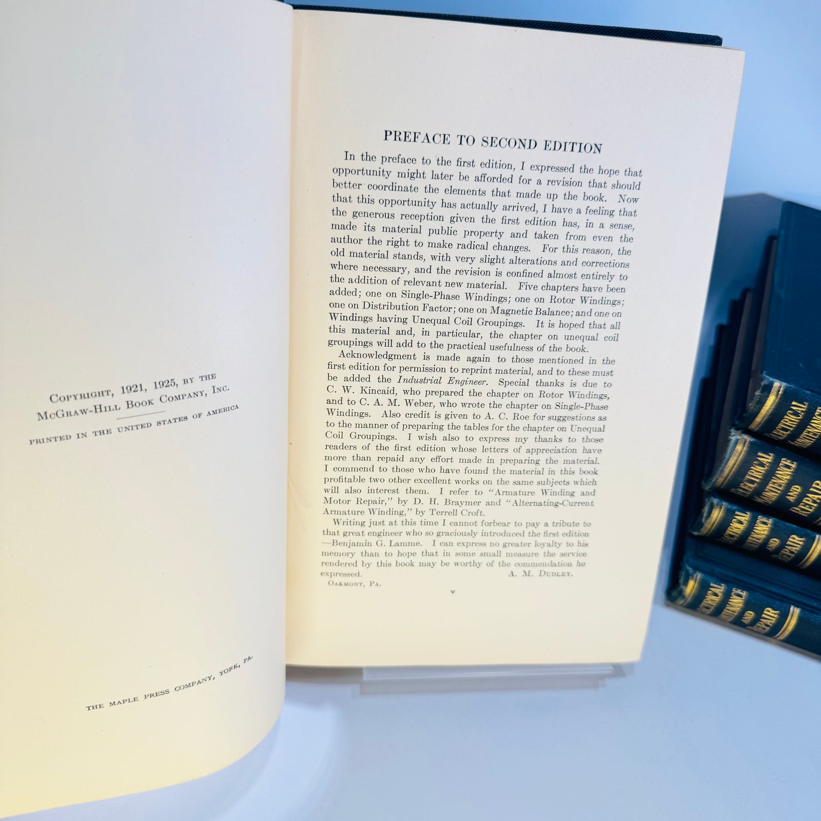 Vintage Electrical Engineering Book Set | McGraw-Hill 1913–1921 | 5 Volumes