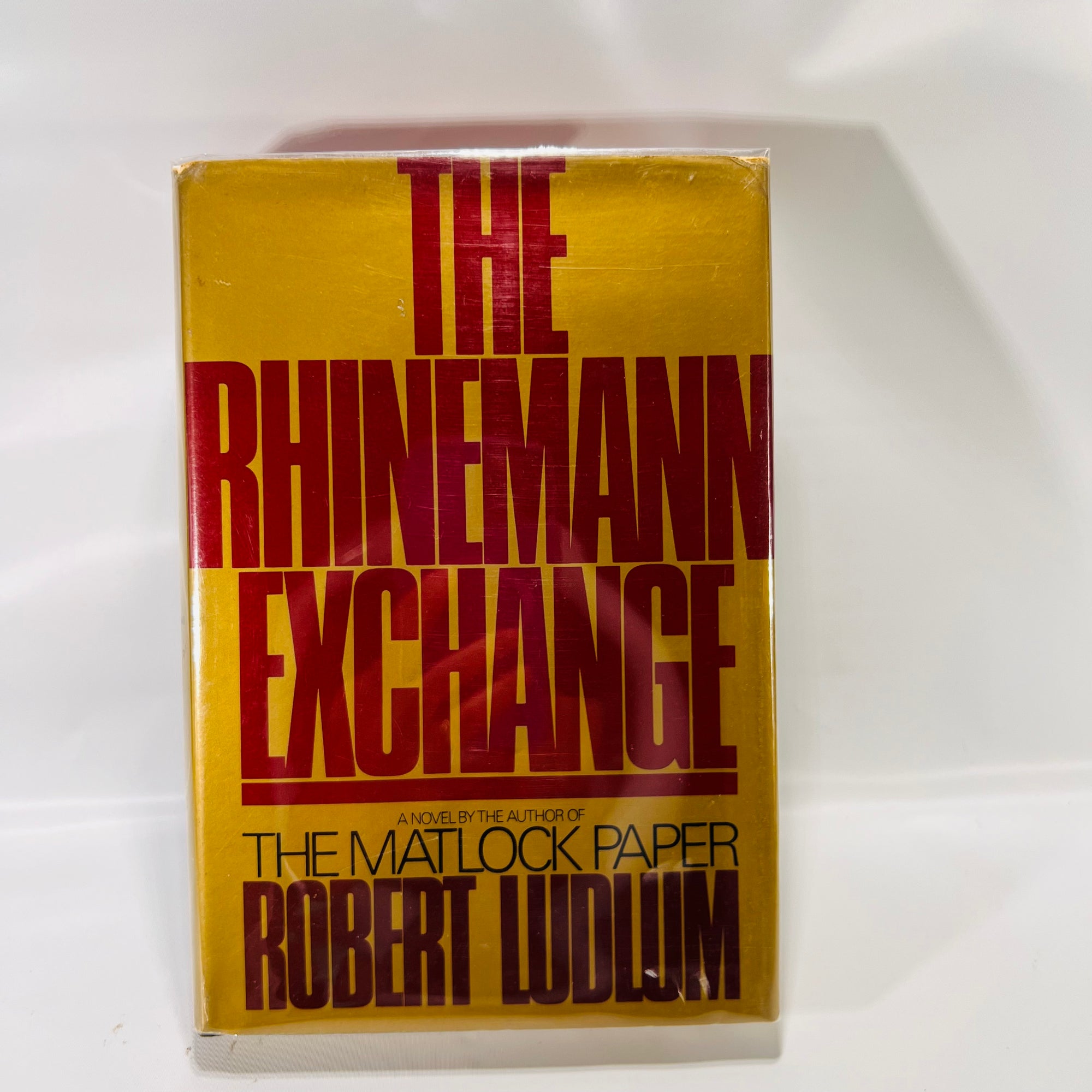 The Rhinemann Exchange by Robert Ludlum First Edition 1974 The Dial Press