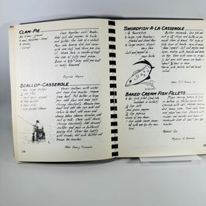 Vintage Jersey Shore Community Cookbook — Jersey Shore Cooks and Artists (1958) — Point Pleasant Hospital Guild | Illustrated Plastic Comb Binding, Regional Cooking / Community Cookbook