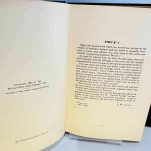 Rewinding Small Motors & Induction Motor Practice 1920s Book Lot