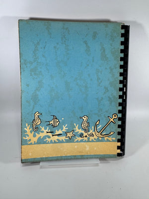 Vintage Jersey Shore Community Cookbook — Jersey Shore Cooks and Artists (1958) — Point Pleasant Hospital Guild | Illustrated Plastic Comb Binding, Regional Cooking / Community Cookbook