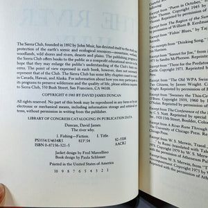 Vintage Fly Fishing Literary Fiction — The River Why (1983) — David James Duncan | First Printing Hardcover with Dust Jacket, Literary Fiction / Fishing Novel