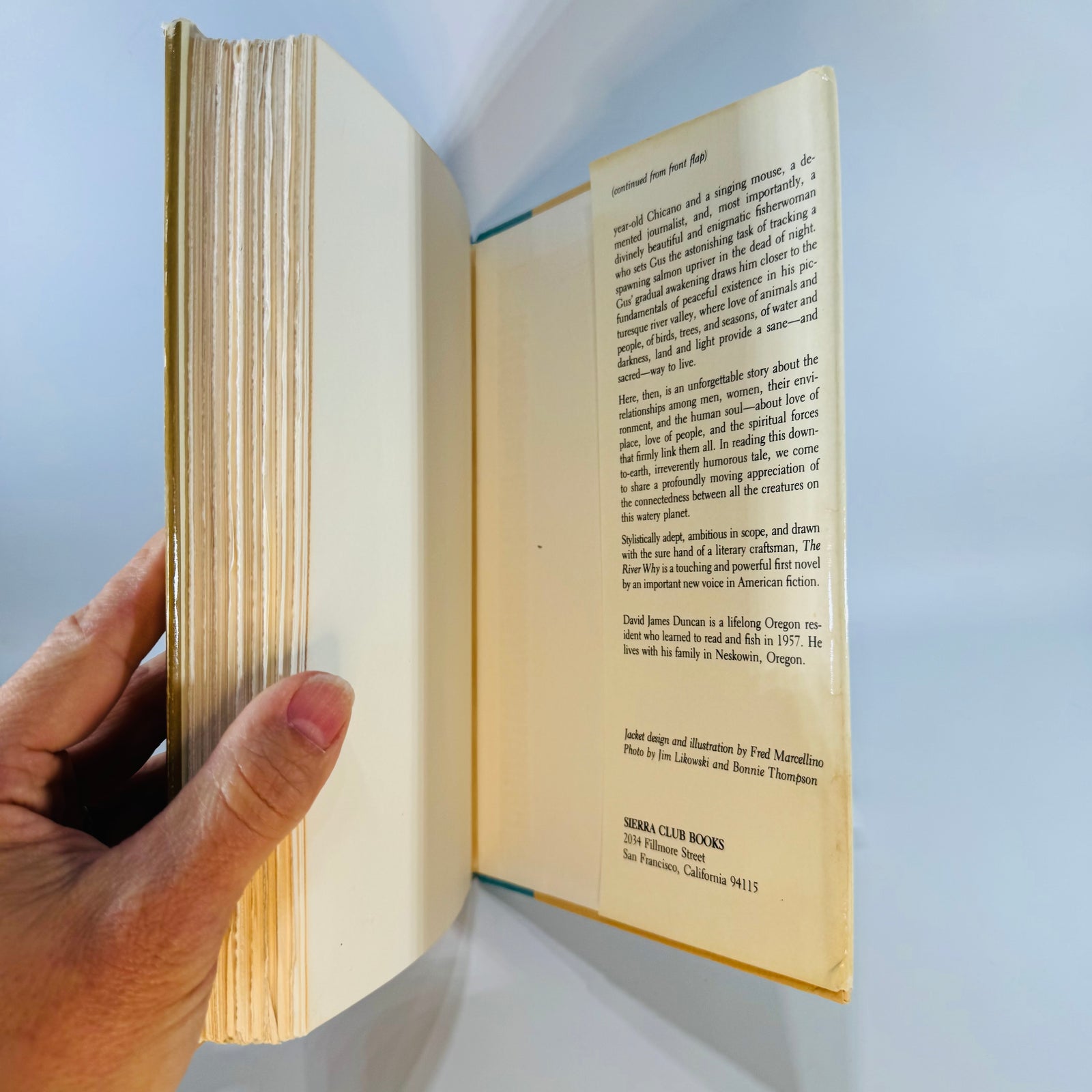 Vintage Fly Fishing Literary Fiction — The River Why (1983) — David James Duncan | First Printing Hardcover with Dust Jacket, Literary Fiction / Fishing Novel