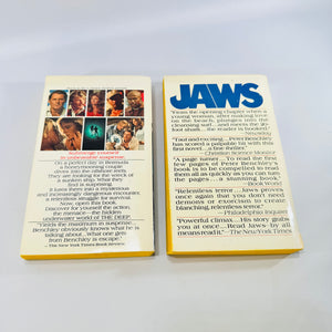 Jaws and The Deep by Peter Benchley 1975 1977 Bantam Paperback Lot