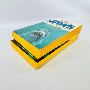 Jaws and The Deep by Peter Benchley 1975 1977 Bantam Paperback Lot