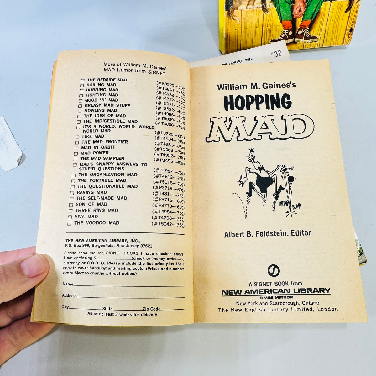 Hopping MAD, Howling MAD and The Recycled MAD 1967 to 1972 Paperback Lot