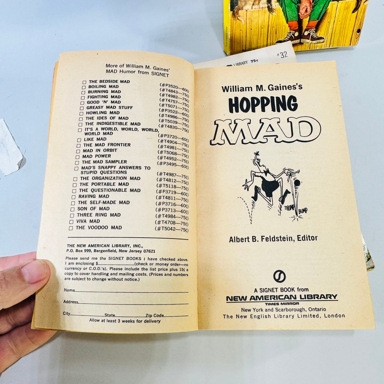 Hopping MAD, Howling MAD and The Recycled MAD 1967 to 1972 Paperback Lot