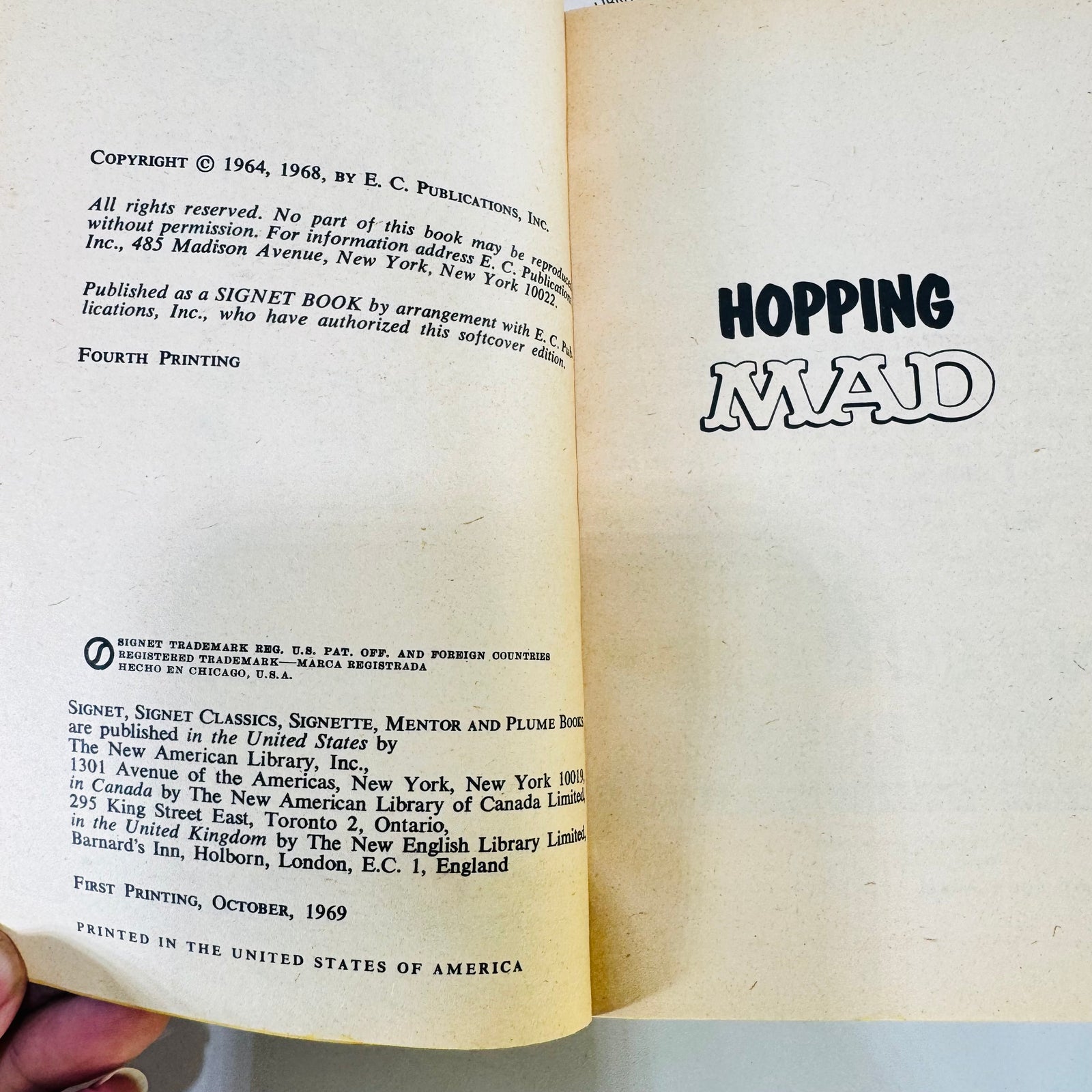 Hopping MAD, Howling MAD and The Recycled MAD 1967 to 1972 Paperback Lot