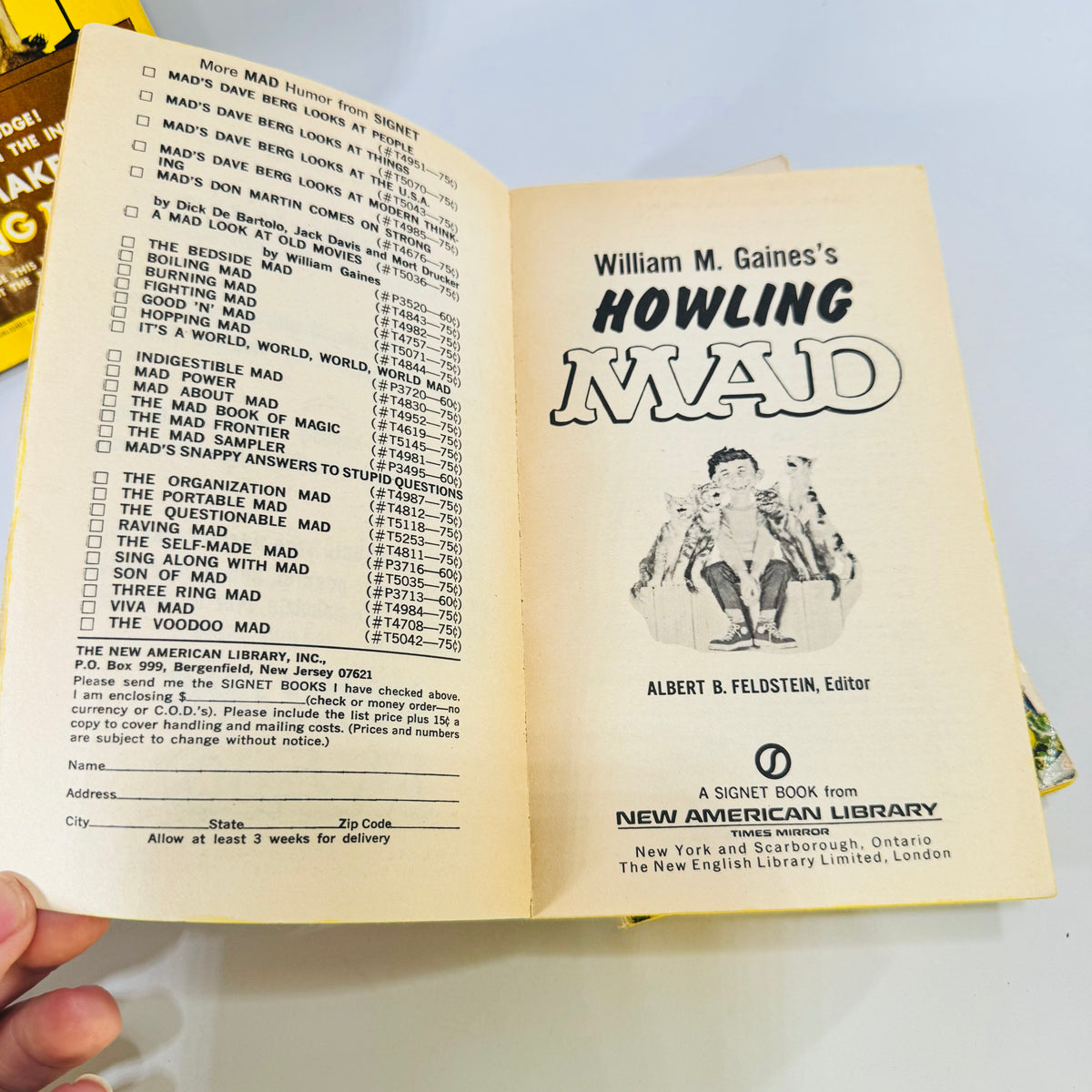 Hopping MAD, Howling MAD and The Recycled MAD 1967 to 1972 Paperback Lot