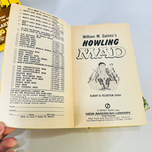Hopping MAD, Howling MAD and The Recycled MAD 1967 to 1972 Paperback Lot
