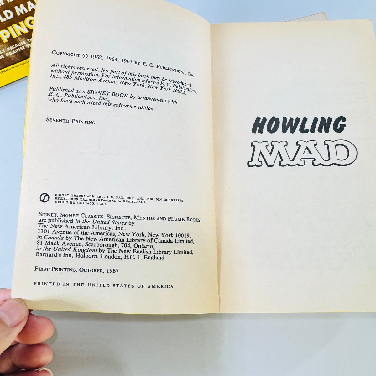 Hopping MAD, Howling MAD and The Recycled MAD 1967 to 1972 Paperback Lot