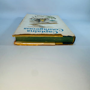 Vintage Nautical Adventure Classic — Captains Courageous (1957) — Rudyard Kipling | Lawrence Beall Smith Dust Jacket, Sea Adventure / Coming-of-Age Fiction