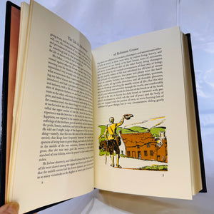 Robinson Crusoe by Daniel Defoe (1976), Easton Press, Leatherbound