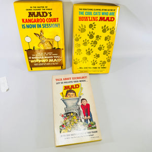 Hopping MAD, Howling MAD and The Recycled MAD 1967 to 1972 Paperback Lot