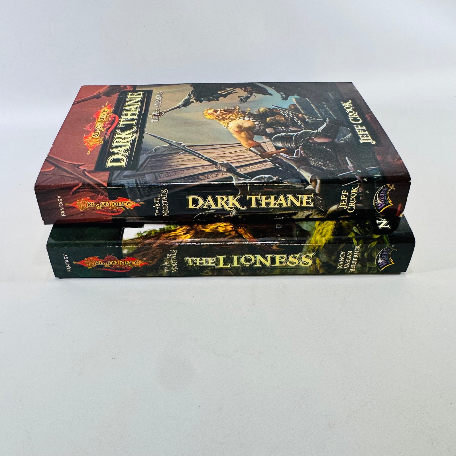 Dragonlance The Lioness & Dark Thane Age of Mortals Paperback Lot
