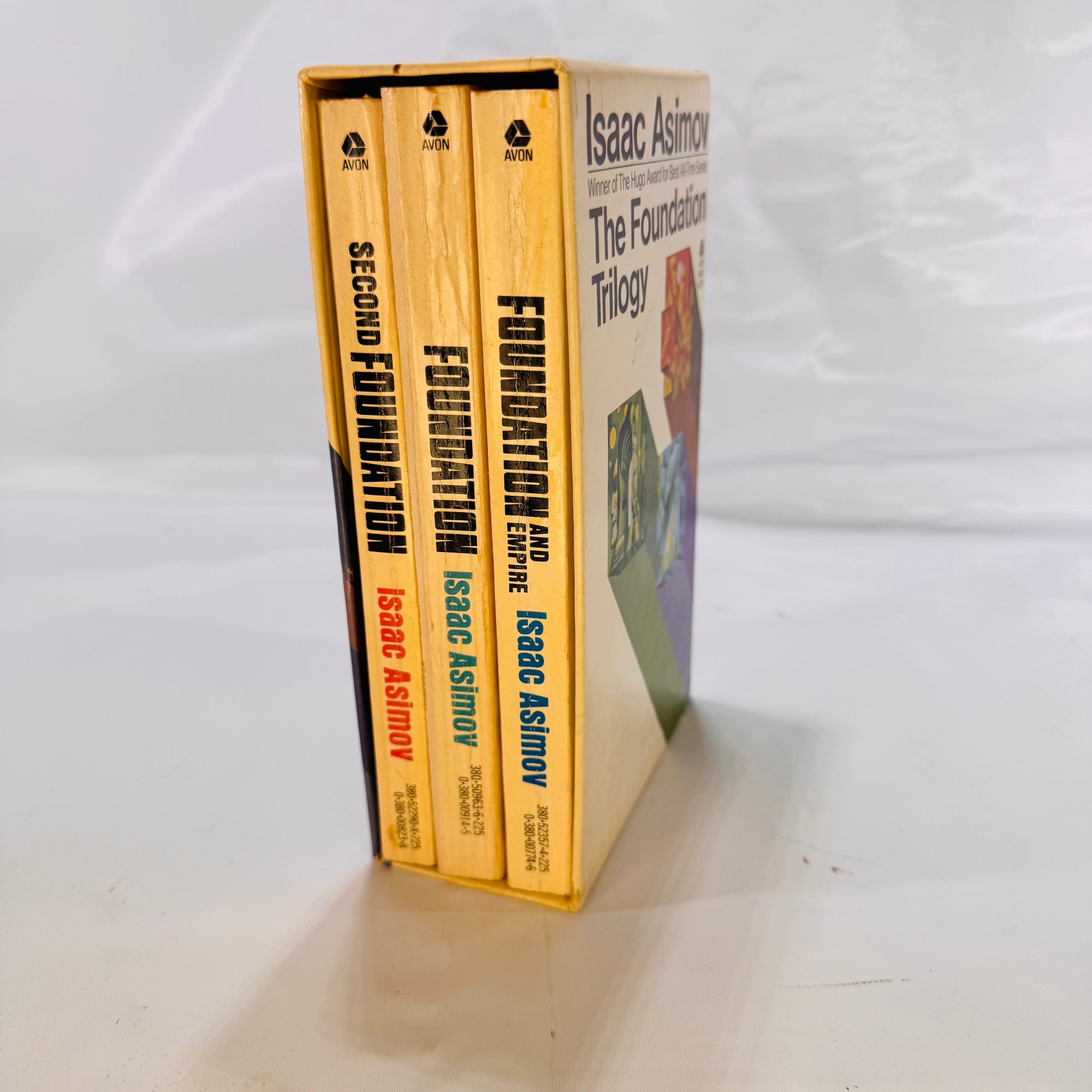 The Foundation Trilogy by Isaac Asimov Avon, 1964 Paperback Box Set