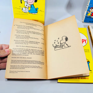 Peanuts Snoopy Fawcett Paperback Lot of 6 by Charles M. Schulz