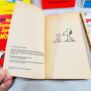 Peanuts Snoopy Fawcett Paperback Lot of 6 by Charles M. Schulz