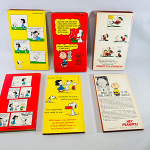 Peanuts Snoopy Fawcett Paperback Lot of 6 by Charles M. Schulz