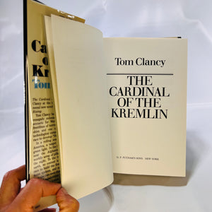 The Cardinal of the Kremlin by Tom Clancy 1988 First Edition G. P. Putnam Son's