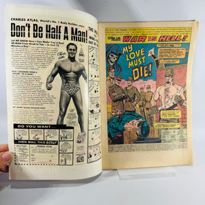 Bronze Age War Horror Comic — War Is Hell #12 (April 1975) — Chris Claremont, Don Perlin | Death Cover, Marvel, War Horror Comic