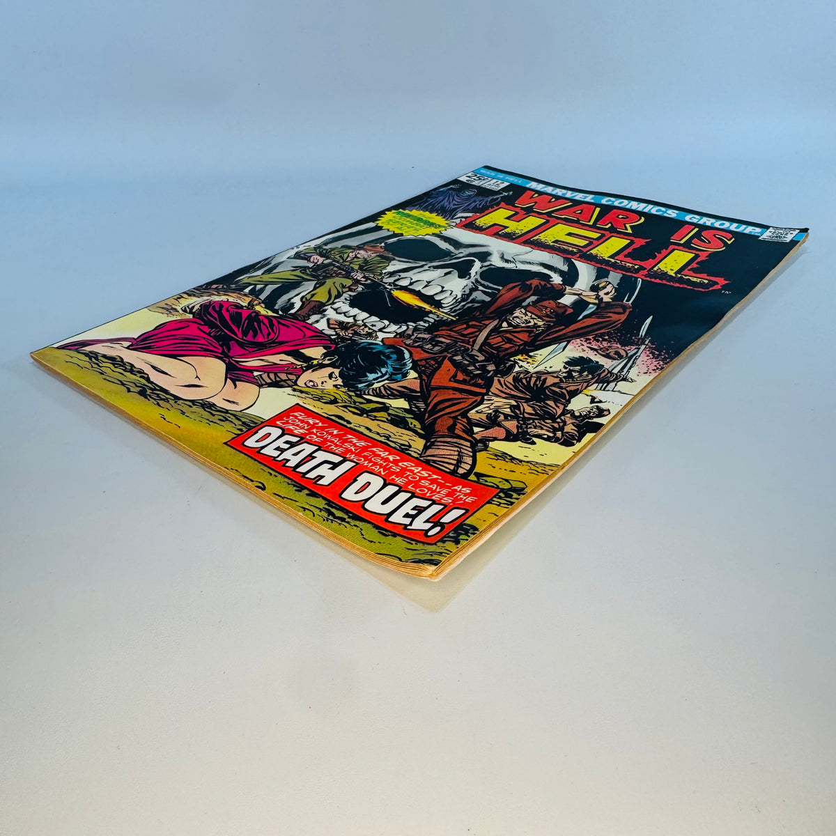 Bronze Age War Horror Comic — War Is Hell #12 (April 1975) — Chris Claremont, Don Perlin | Death Cover, Marvel, War Horror Comic