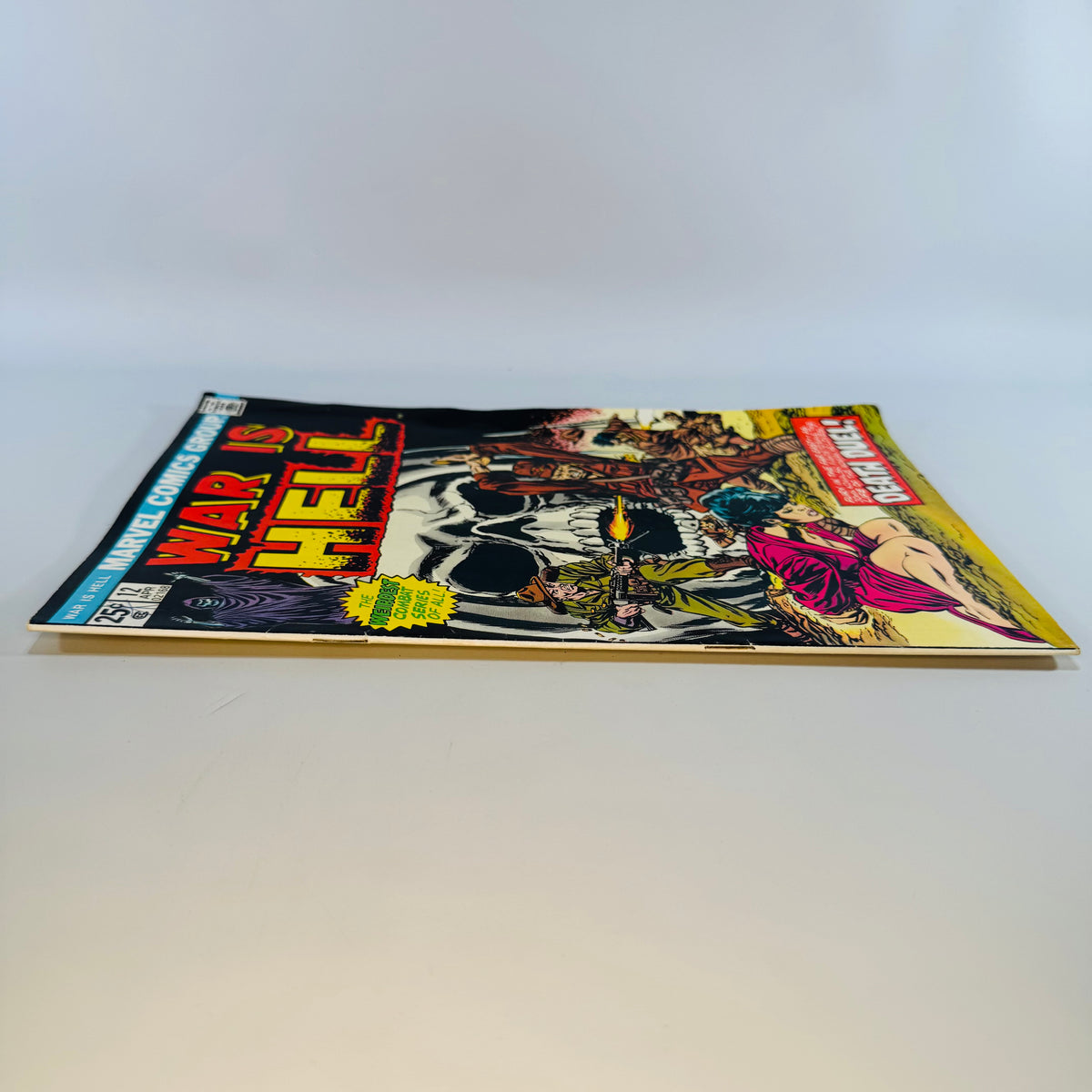 Bronze Age War Horror Comic — War Is Hell #12 (April 1975) — Chris Claremont, Don Perlin | Death Cover, Marvel, War Horror Comic