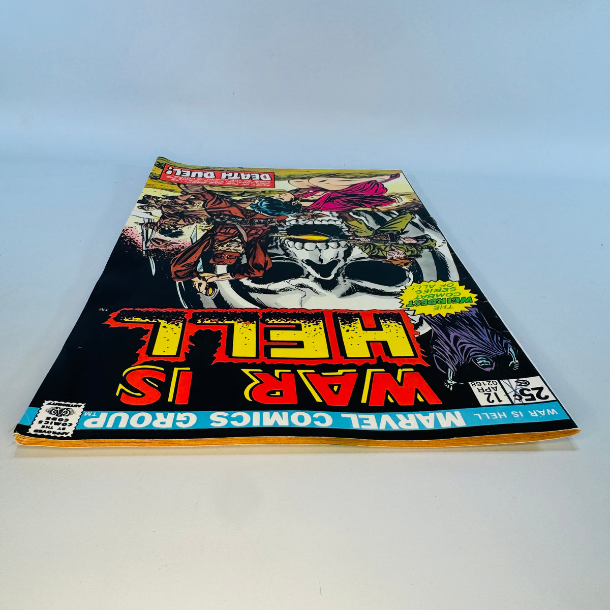 Bronze Age War Horror Comic — War Is Hell #12 (April 1975) — Chris Claremont, Don Perlin | Death Cover, Marvel, War Horror Comic
