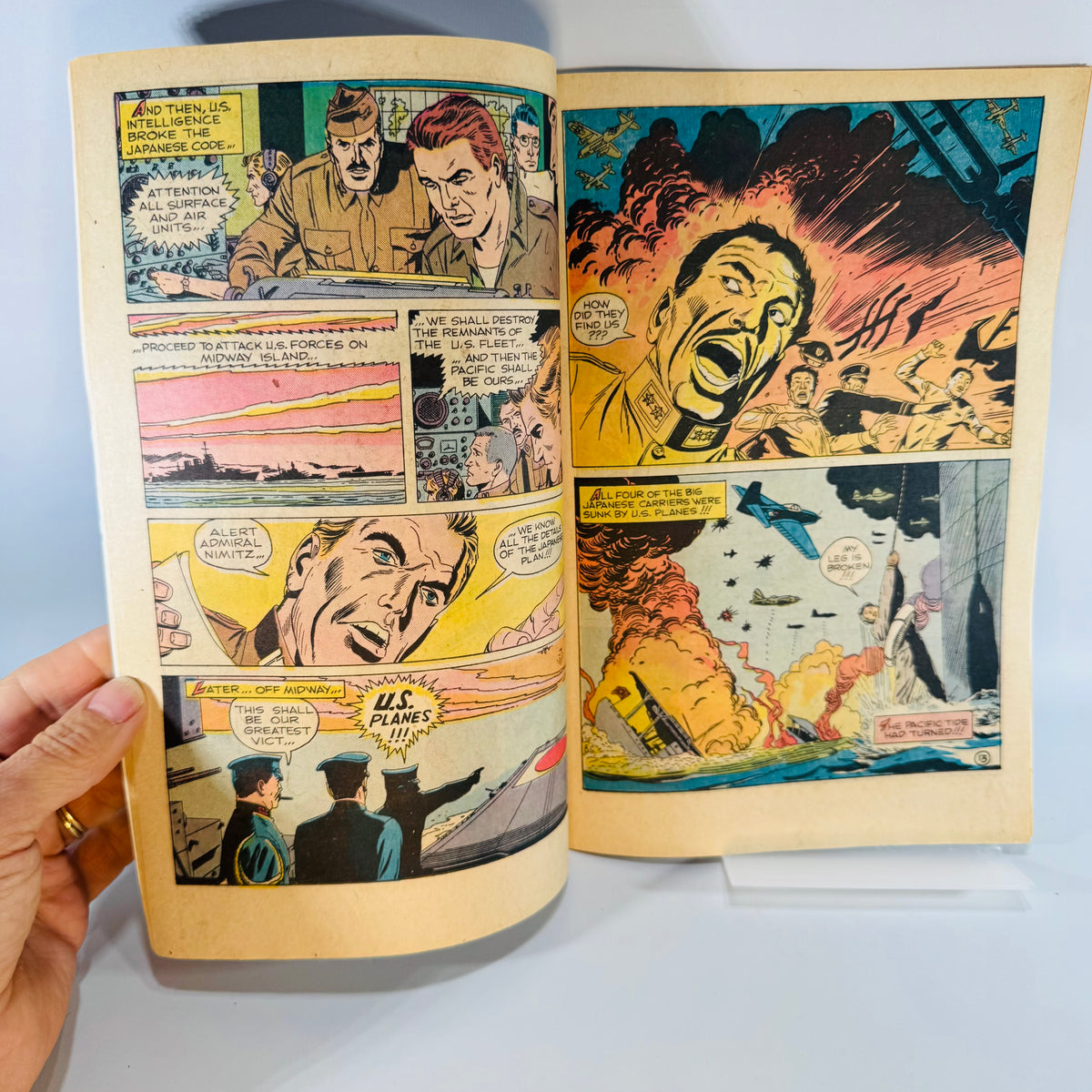 Vintage War Biography Religious Comic — Attack! (1975) — Mitsuo Fuchida, Elizabeth Sherrill & Al Hartley | Pearl Harbor Story, Spire Christian Comics