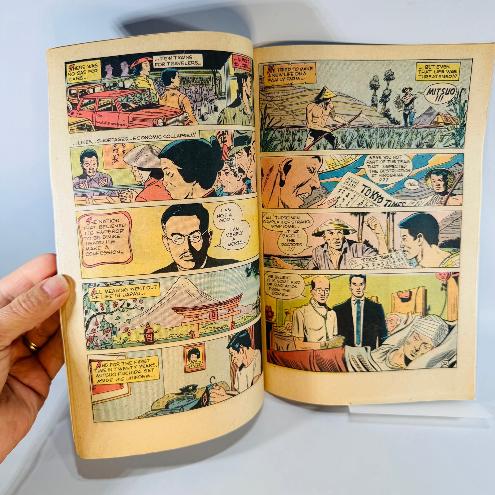 Vintage War Biography Religious Comic — Attack! (1975) — Mitsuo Fuchida, Elizabeth Sherrill & Al Hartley | Pearl Harbor Story, Spire Christian Comics