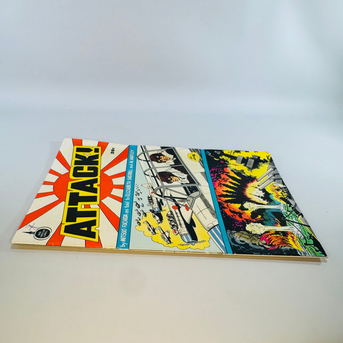 Vintage War Biography Religious Comic — Attack! (1975) — Mitsuo Fuchida, Elizabeth Sherrill & Al Hartley | Pearl Harbor Story, Spire Christian Comics