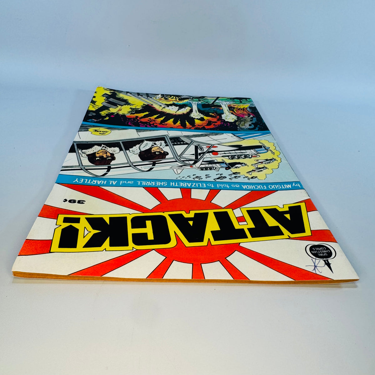 Vintage War Biography Religious Comic — Attack! (1975) — Mitsuo Fuchida, Elizabeth Sherrill & Al Hartley | Pearl Harbor Story, Spire Christian Comics