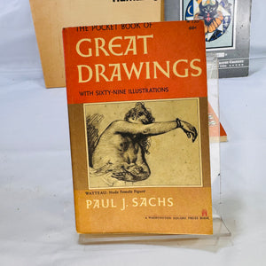 Vintage Art Ephemera Lot: “Great Drawings,” “Indian Arts,” “Everyday Art,” & The New York Times Art c