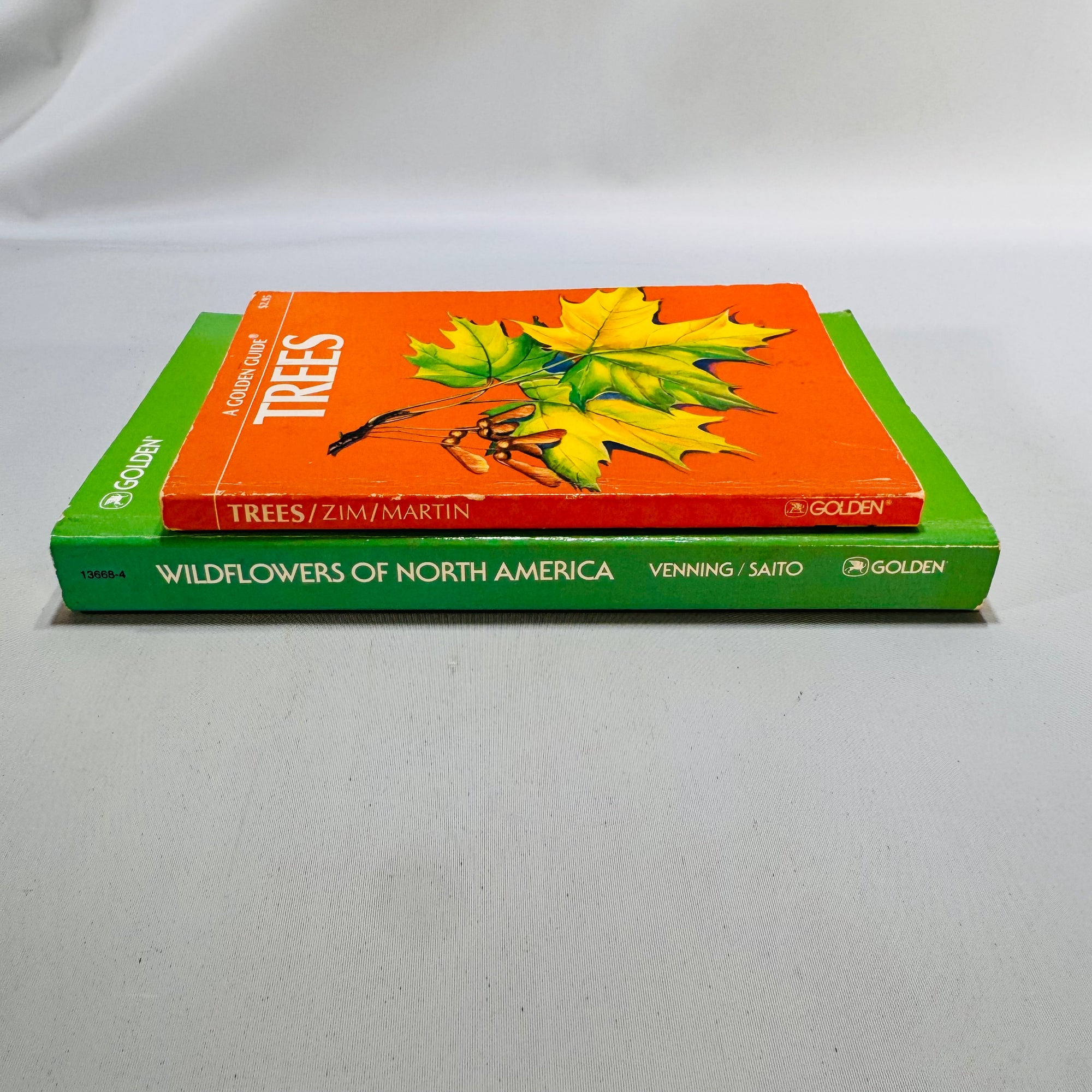 Field Guide Bundle — Wildflowers of North America (1984) & Trees (Golden Guide) — Venning; Zim & Martin | Illustrated, Pocket Guides, Field Identification Natural History