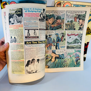 Vintage War Comics Lot — Fightin’ Army #158, #159, #160 (1982) — Charlton Comics | Bronze Age War Comic Series, Military Comics