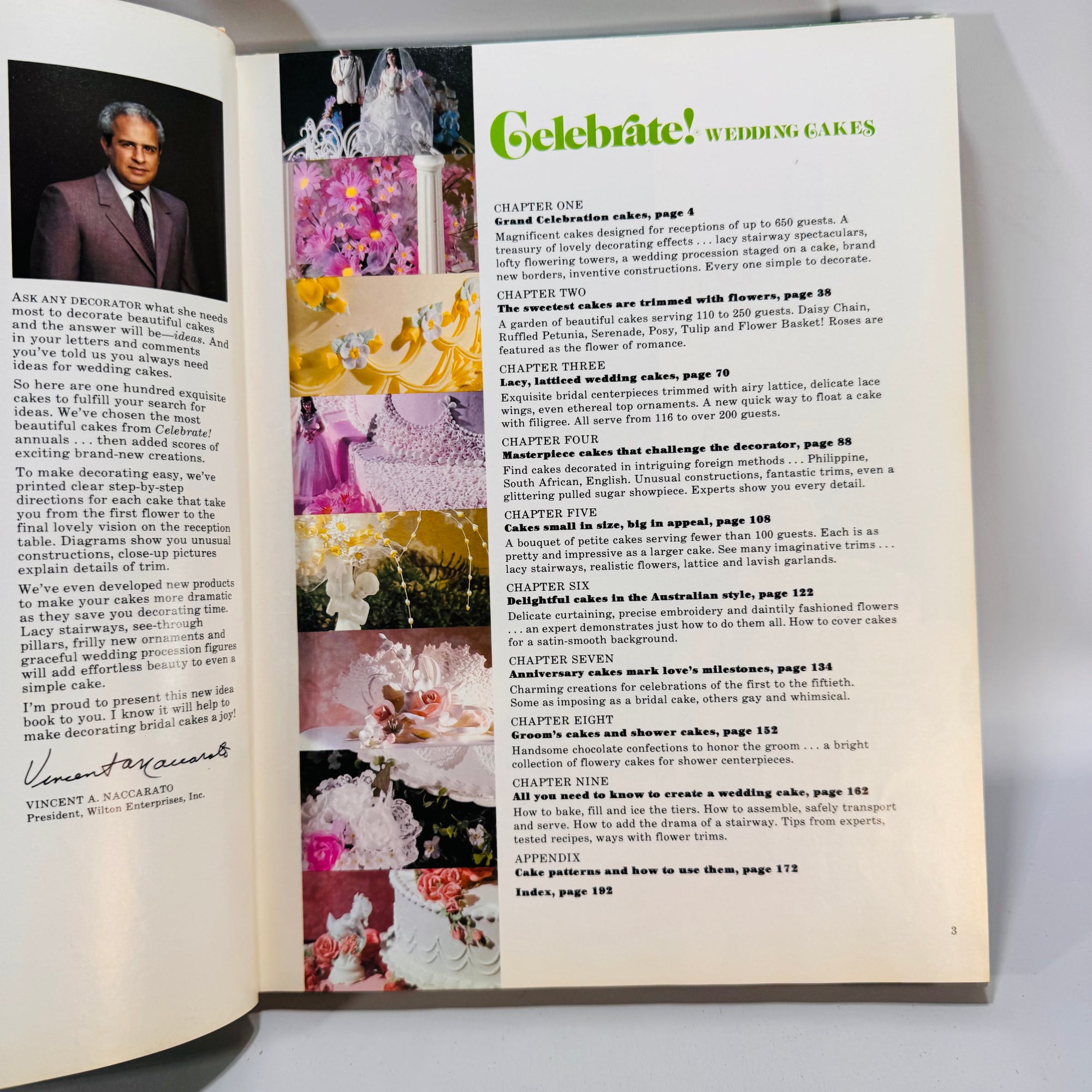 Celebrate! Wedding Cakes (1986, 4th Printing) — Wilton Enterprises | Pictorial Hardcover, Culinary Arts Baking & Cake Decorating