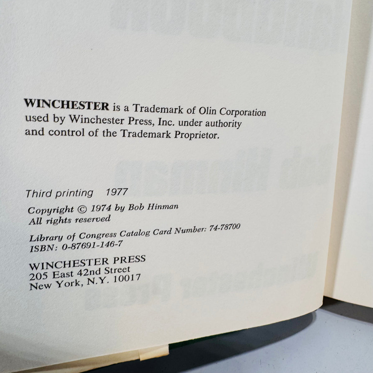 The Duck Hunter’s Handbook (1977, Third Printing) — Bob Hinman | Winchester Press, B/W Photos, Waterfowl Hunting Outdoor Sports