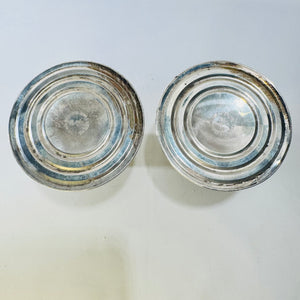Towle 6020 Sterling Candlesticks Pair, Chippendale Style