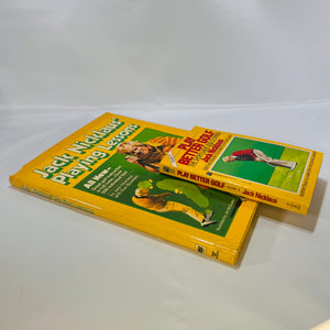 Two Jack Nicklaus Books Playing Lessons 1981 and Play Better Golf 1981 Vintage Golf