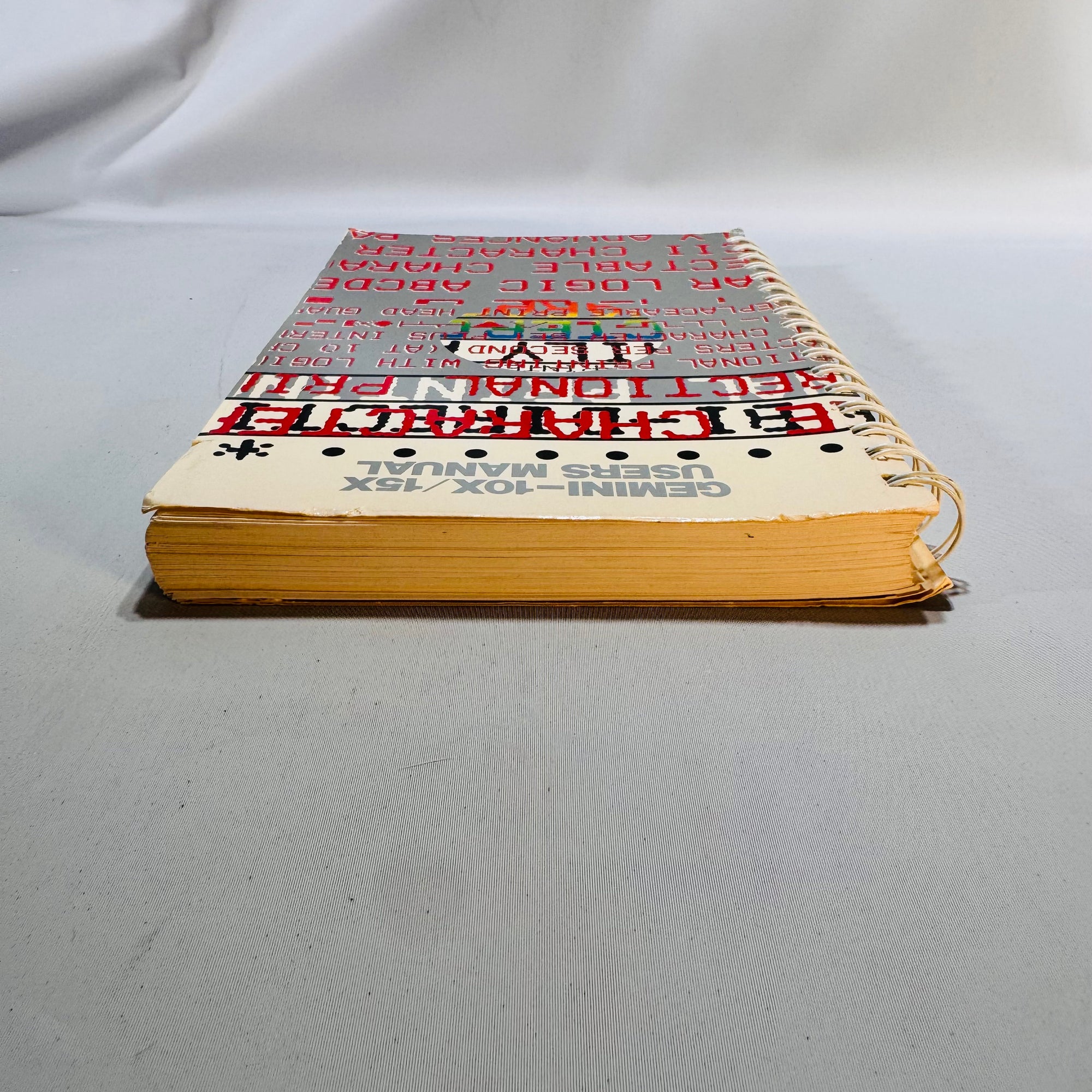 Gemini-10X/15X User’s Manual (1983) — Star Micronics | Spiral-Bound Guide with Diagrams & BASIC Code, Technology/Computer Manual