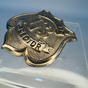 Vintage Goodyear G3 Inspector Badge Shield Pin Petroliana Tire Factory Quality Control Badge Amer Ry S Co New York