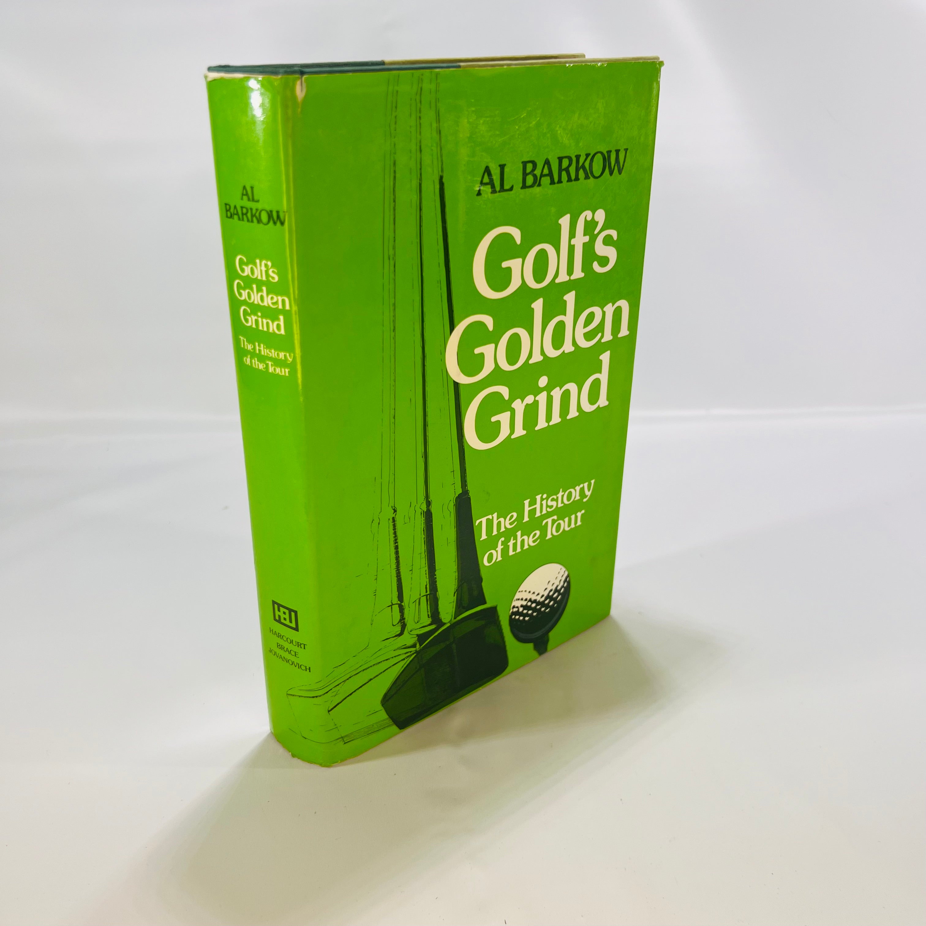 Golf's Golden Grind by Al Barkow 1974 1st EdHarcourt Brace