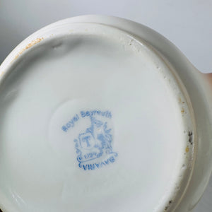Antique Royal Bayreuth Elk Creamer Porcelain Figural Pitcher Bavaria Deer Stag Creamer Pre 1902 Mark