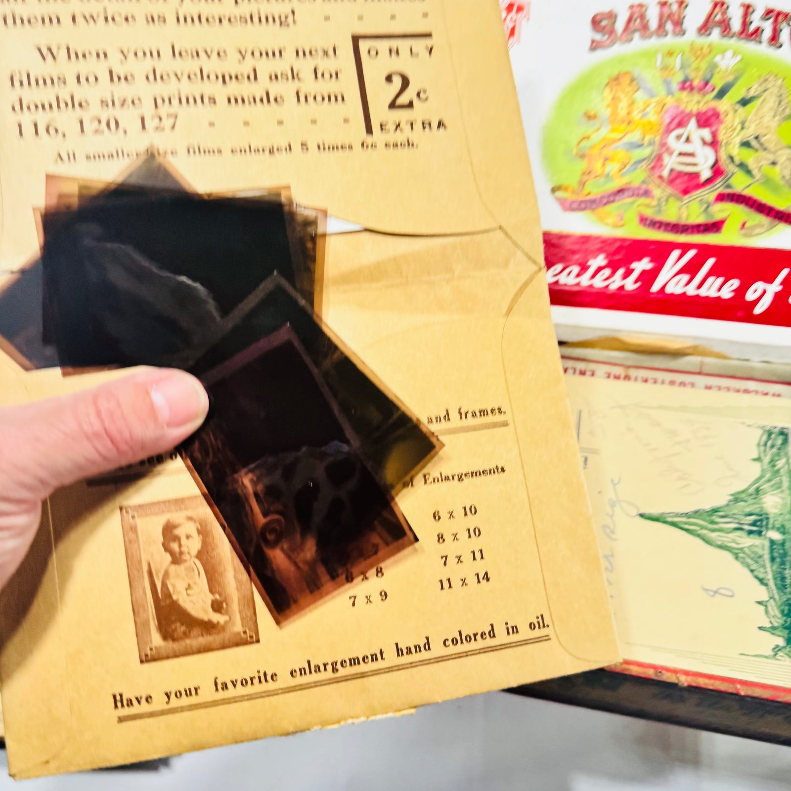 San Alto Invincibles Cigar Box Photo Ephemera Lot 1939