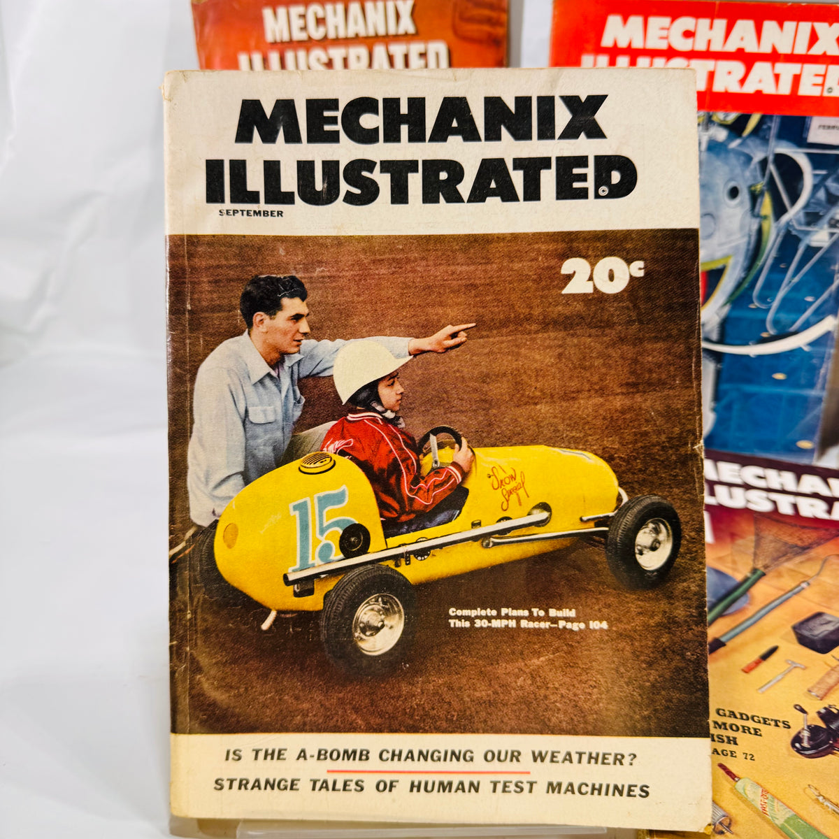 Set of 5 Vintage Mechanix Illustrated Magazines (1946–1953) by Fawcett Publications