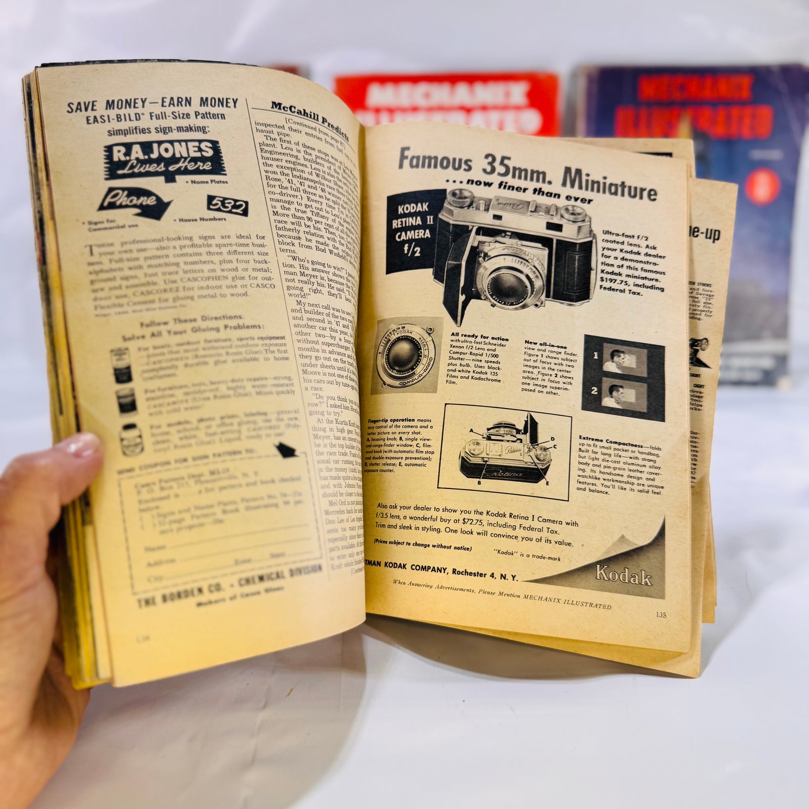 Set of 5 Vintage Mechanix Illustrated Magazines (1946–1953) by Fawcett Publications
