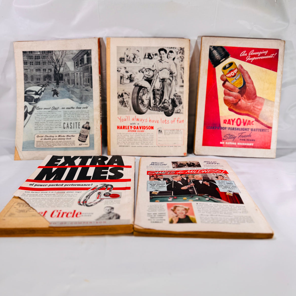Set of 5 Vintage Mechanix Illustrated Magazines (1946–1953) by Fawcett Publications