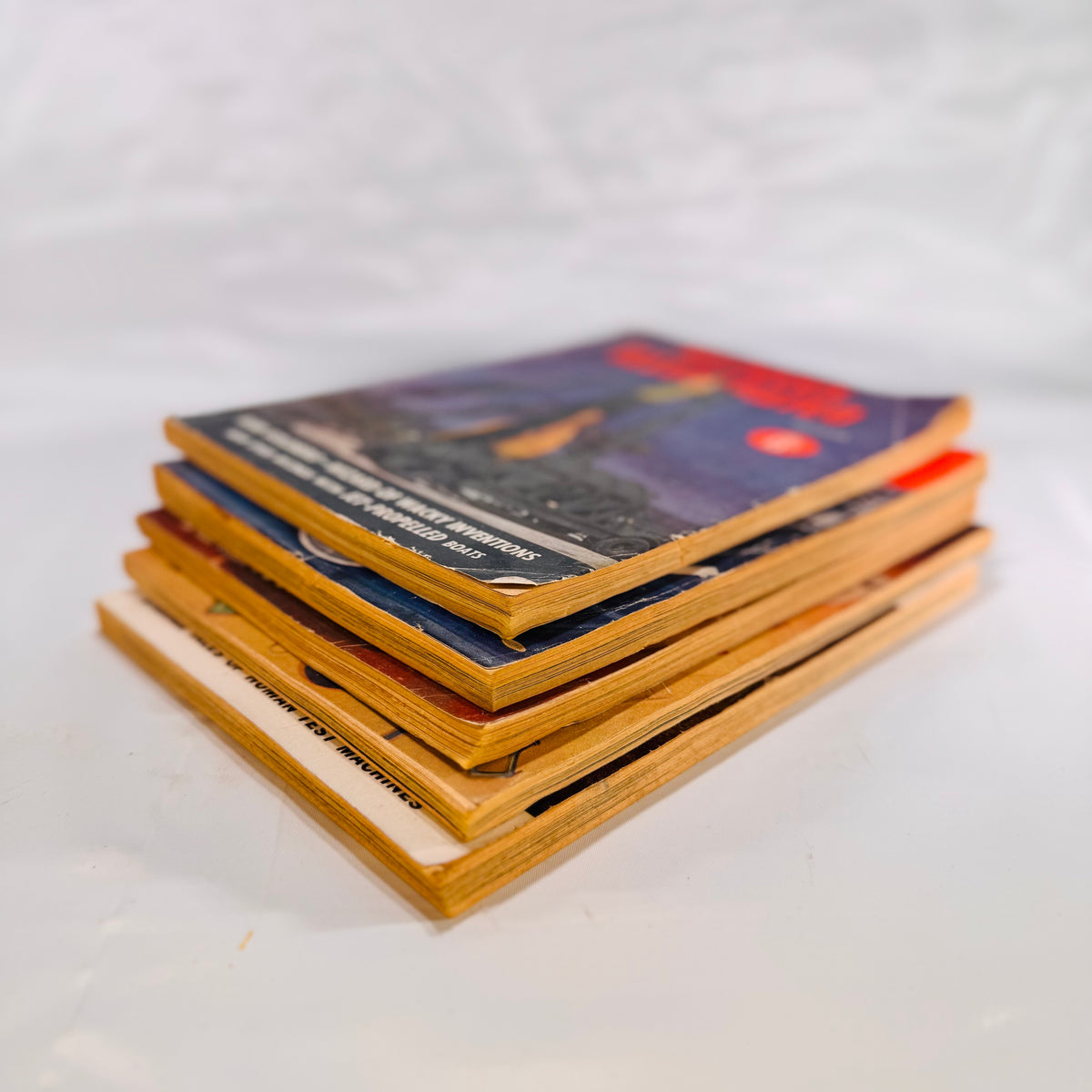 Set of 5 Vintage Mechanix Illustrated Magazines (1946–1953) by Fawcett Publications