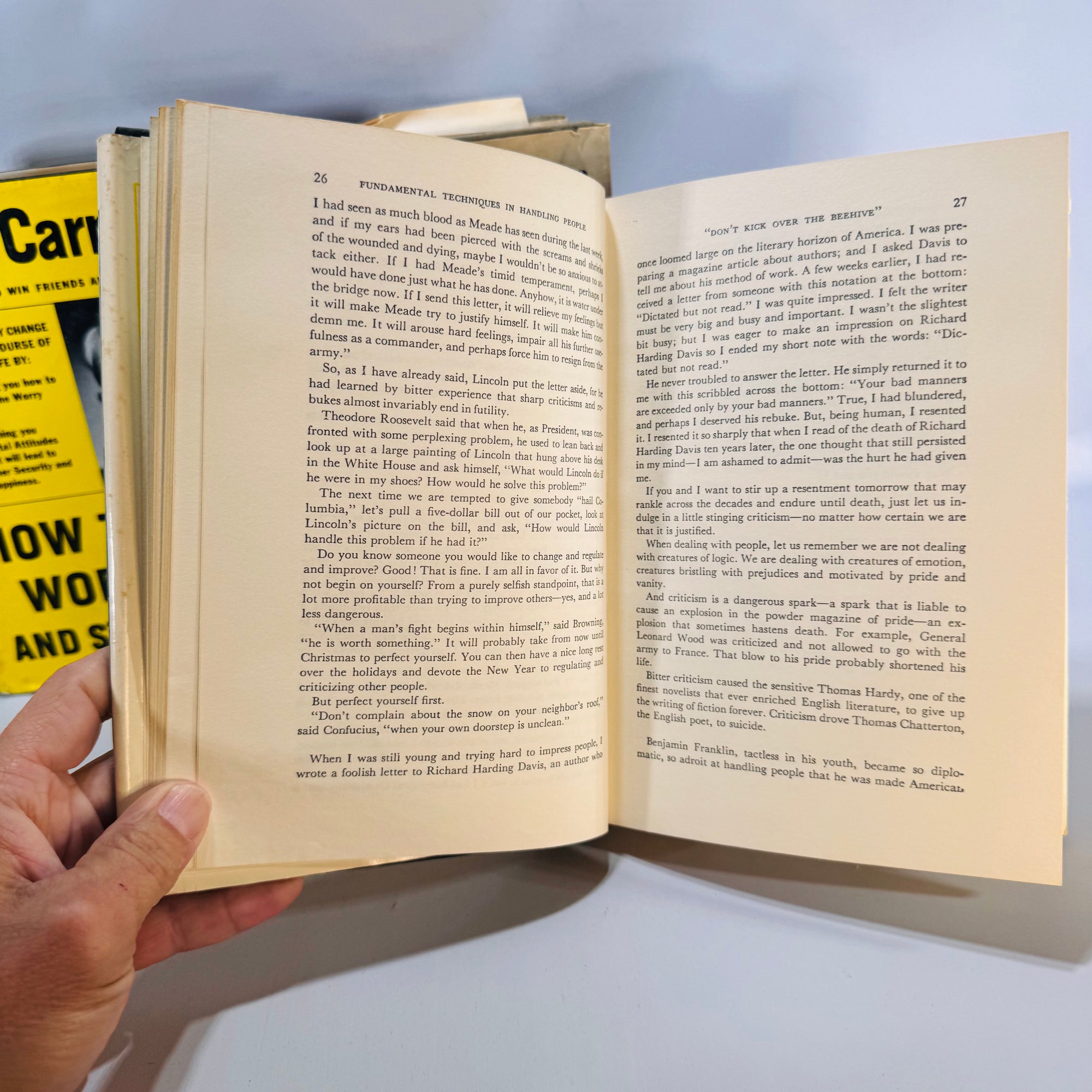 Dale Carnegie Hardcover Set of 3 (1948–1969) — How to Win Friends, How to Stop Worrying, Effective Speaking | With Dust Jackets, Self-Help