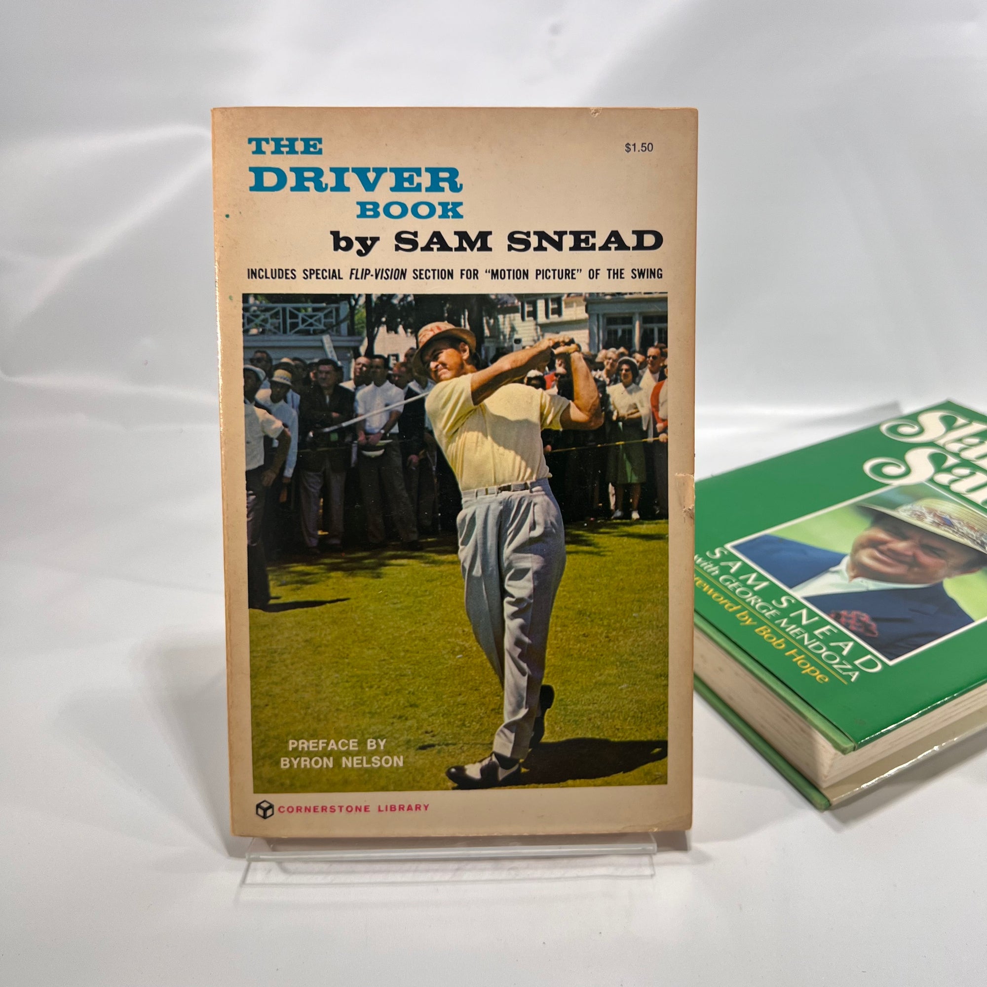 Two Books by Sam Snead Slammin' Sam 1986 The Driver Book 1973 Vintage Golf Books